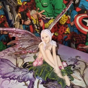 Pacific Giftware Wish You were Here Faery Figurine by Amy Brown Whimsical Pink G